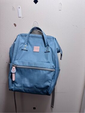 Himawari Light Blue Laptop Bag Model 1881 W/ Charging Port 16x11x6.3 Inches